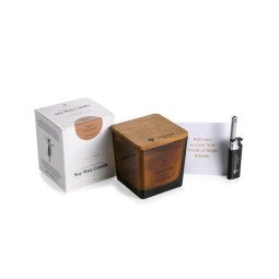 Aromatherapy Soy Wax Candle Brown Tint 450g.