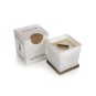Aromatherapy Soy Wax Candle White/Gold 450g.