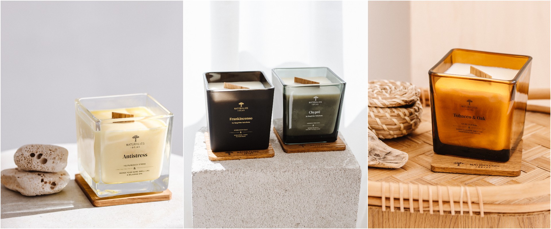 AROMATISCHE SOJAWACHSKERZEN.